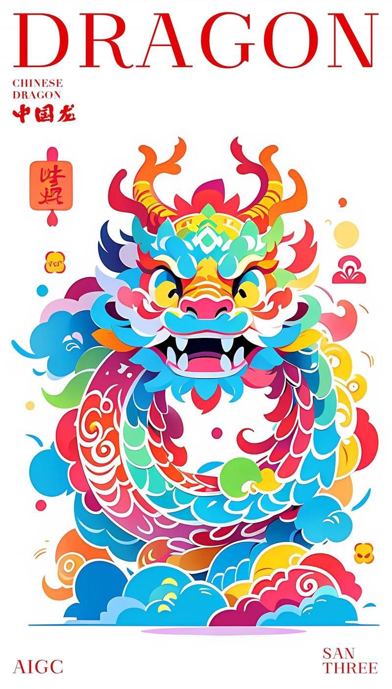 有沒有更多風格的龍圖片資源？