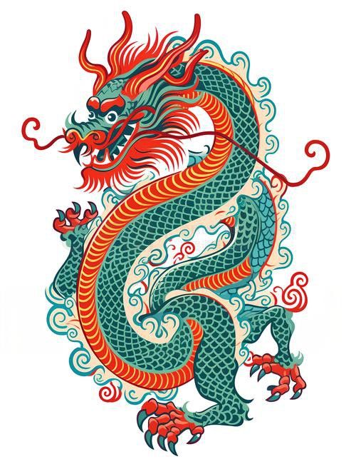 有沒有更多風格的龍圖片資源？