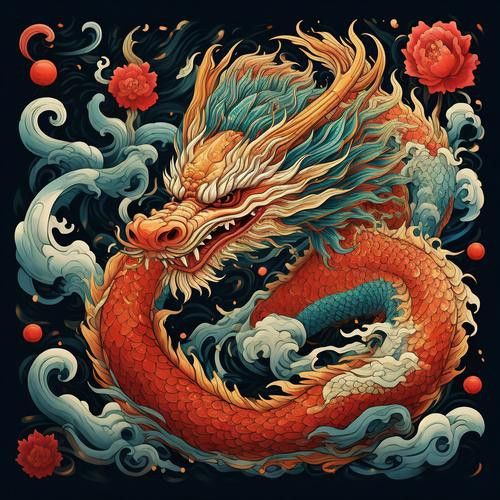 給我推薦一些紅龍頭像作品