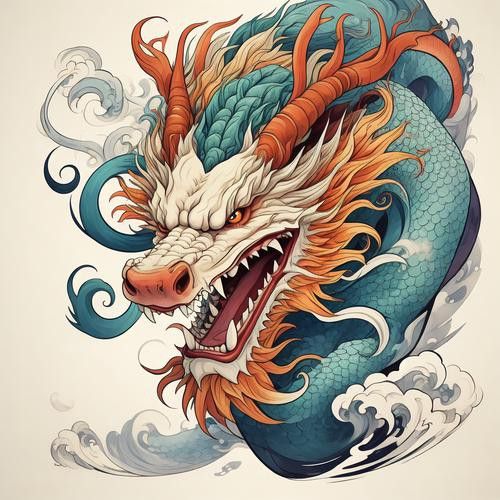 給我推薦一些紅龍頭像作品