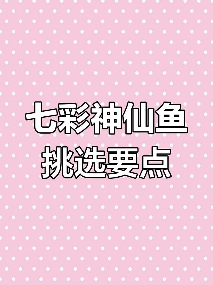 如何判斷七彩龍魚是否健康？