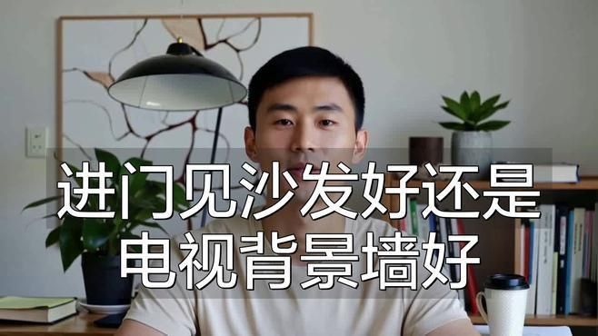 進門看見沙發好還是電視背景墻好