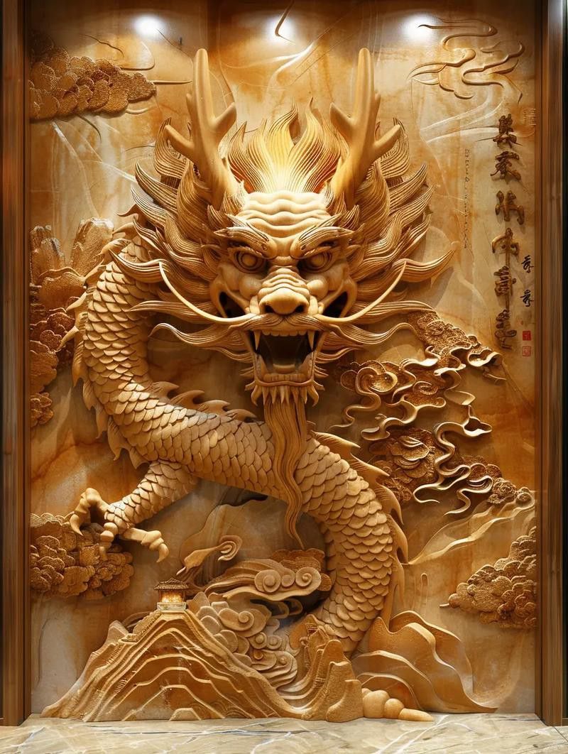 哪里可以找到葉公好龍高清壁畫