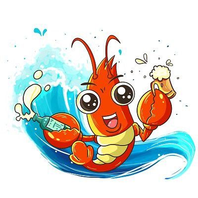 給我推薦一些高質(zhì)量的龍蝦插畫師