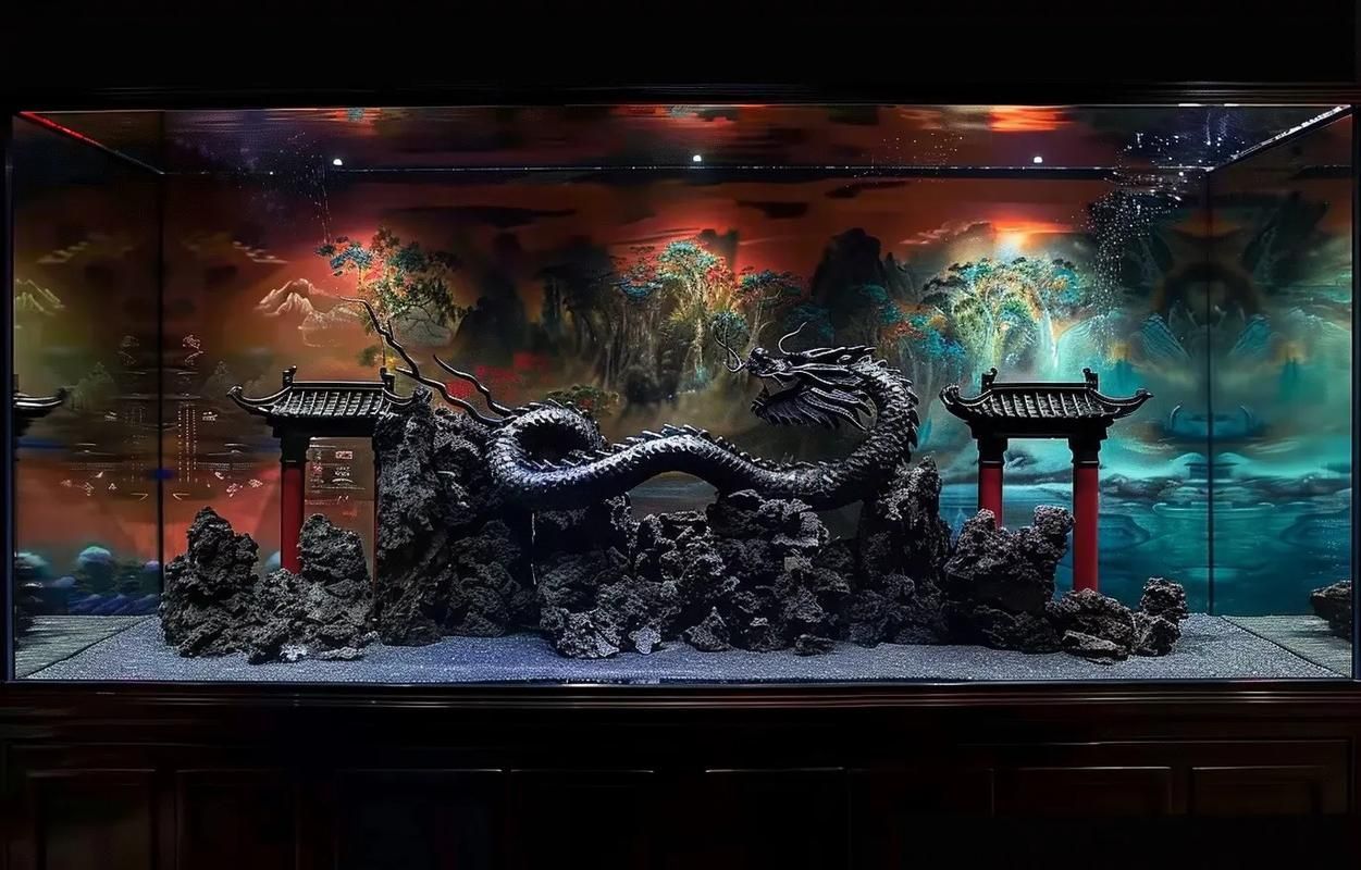 龍魚缸正確擺放圖片 龍魚缸正確擺放圖片 龍魚百科 第1張