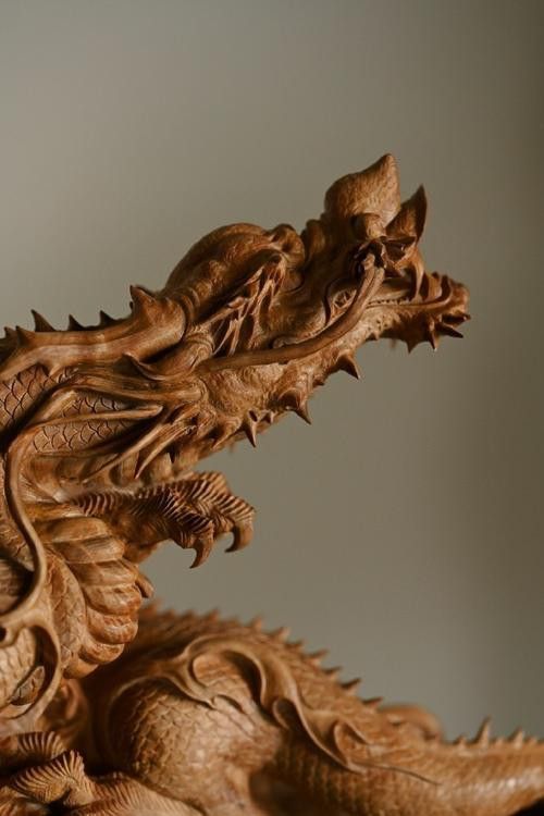 木質龍擺件如何盤玩？