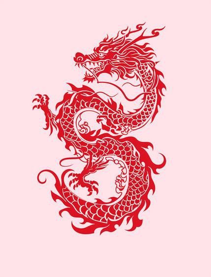 有哪些著名的紅色龍圖片？