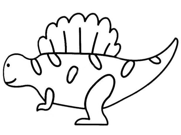 恐龍魚的圖片簡筆畫