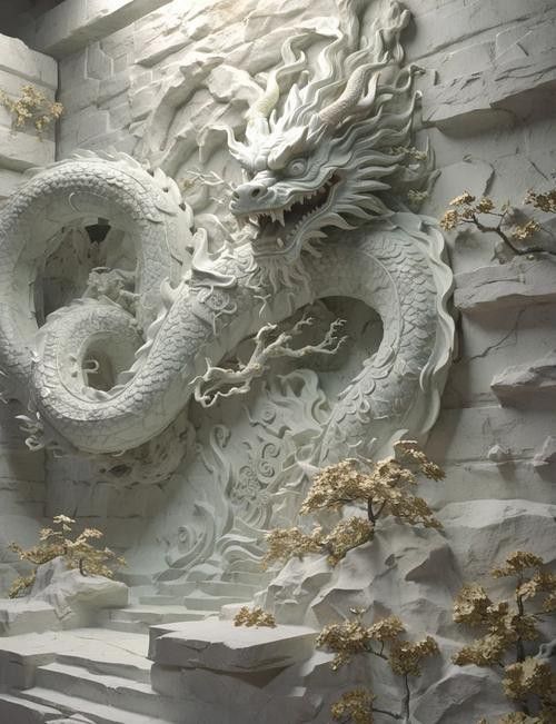 哪里可以找到高清招財龍壁紙？