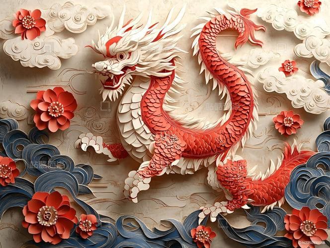 哪里可以找到高清招財龍壁紙？