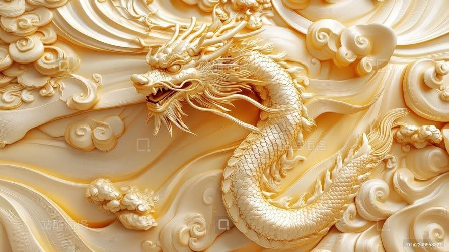 哪里可以找到高清招財龍壁紙？
