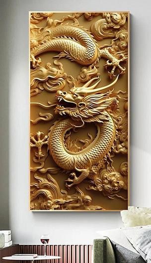 哪里可以找到高清招財龍壁紙？