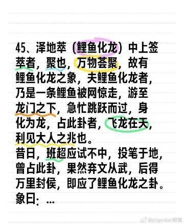 鯉魚化龍卦是吉還是兇