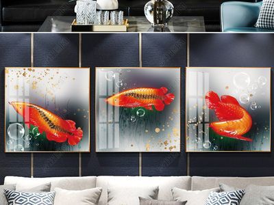 餐廳掛金龍魚畫好不好：餐廳掛金龍魚畫的好壞之前需要了解一些風水學的基本原則