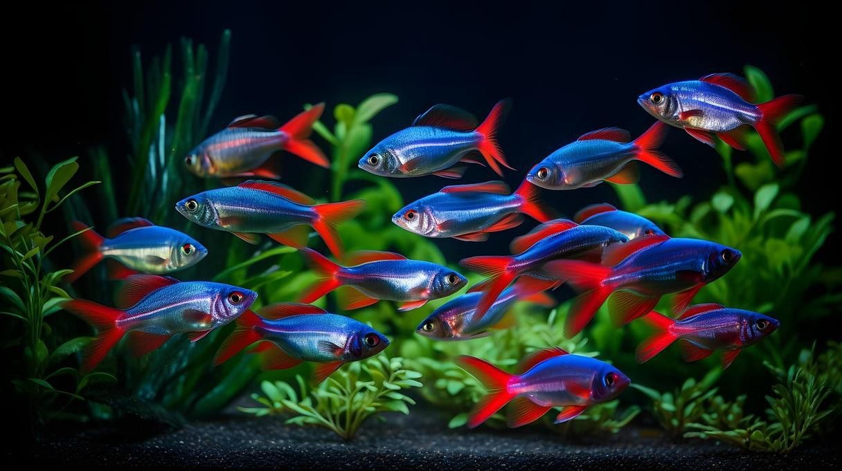 斑馬魚和曼龍魚混養可以嗎圖片