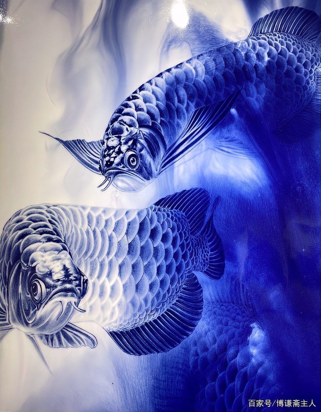 工筆金龍魚畫圖片大全