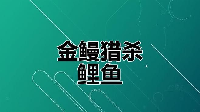 黃金鰻魚的市場價格是多少（福建男子釣獲黃金鰻魚，魚身似鍍金）