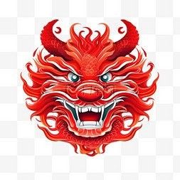 簡化風格紅龍圖案推薦：簡化紅龍圖案推薦 簡化風格紅龍圖案推薦：簡化紅龍圖案推薦 龍魚百科 第5張