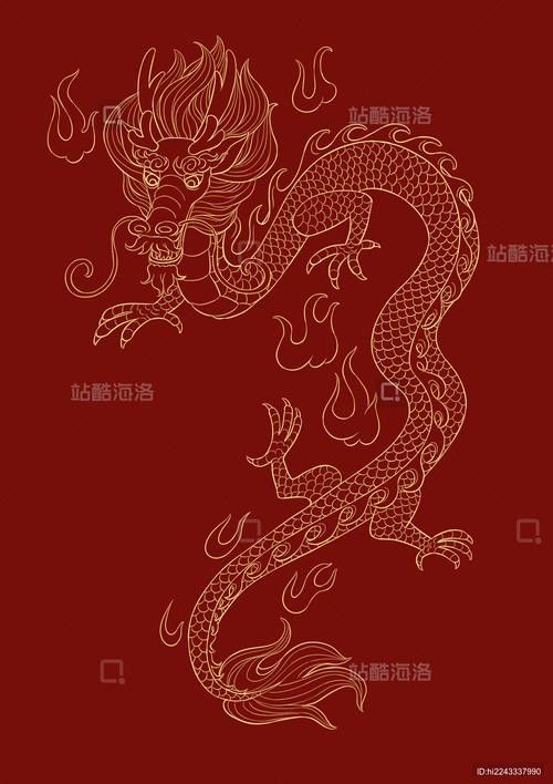 給我一些金龍圖案的免摳素材：金龍圖案免摳素材資源推薦