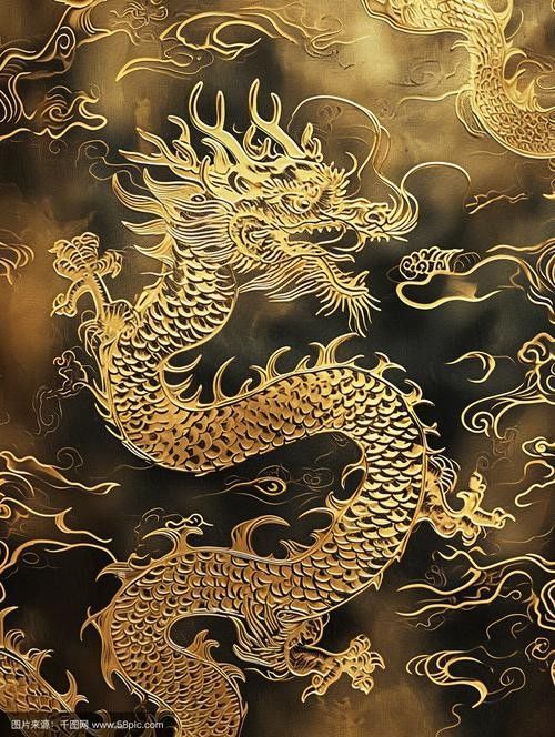 給我一些金龍圖案的免摳素材：金龍圖案免摳素材資源推薦