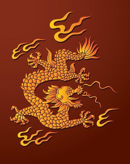 給我一些金龍圖案的免摳素材：金龍圖案免摳素材資源推薦