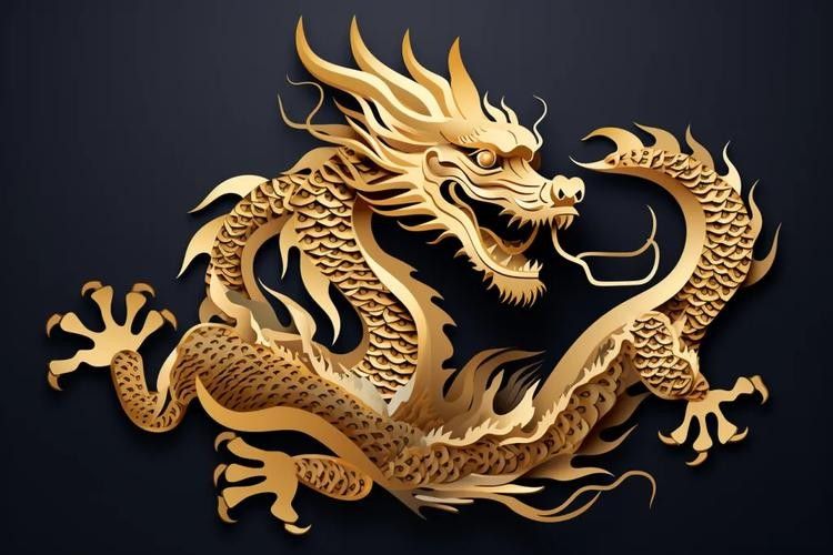 給我一些金龍圖案的免摳素材：金龍圖案免摳素材資源推薦