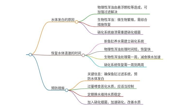 龍魚缸水發(fā)白，需要多久才能恢復(fù)：魚缸水體發(fā)白怎么辦