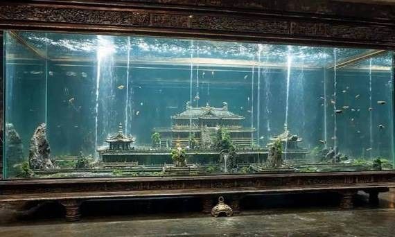 有沒有更多中國風龍魚缸背景：中國風龍魚缸背景設計