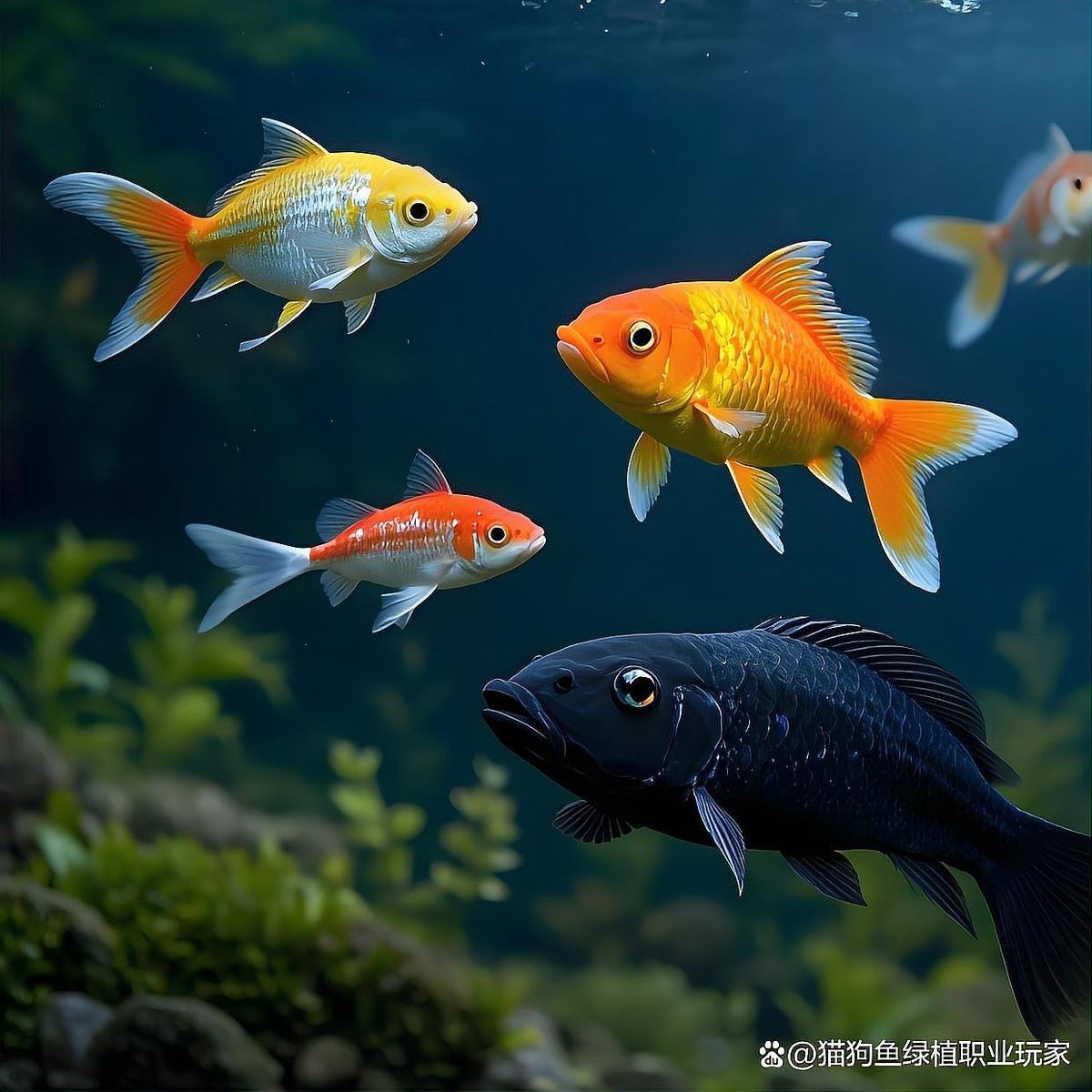 如何設(shè)置象鼻魚和龍魚混養(yǎng)的魚缸：冷水魚+熱帶魚混養(yǎng)的禁忌與神操作