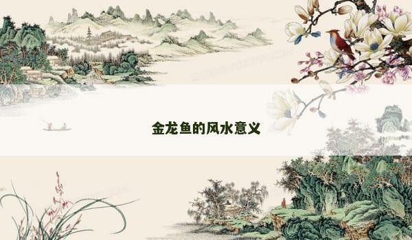 金龍魚標(biāo)志在風(fēng)水中的具體應(yīng)用：金龍魚擺件有什么推薦這幾款不錯!