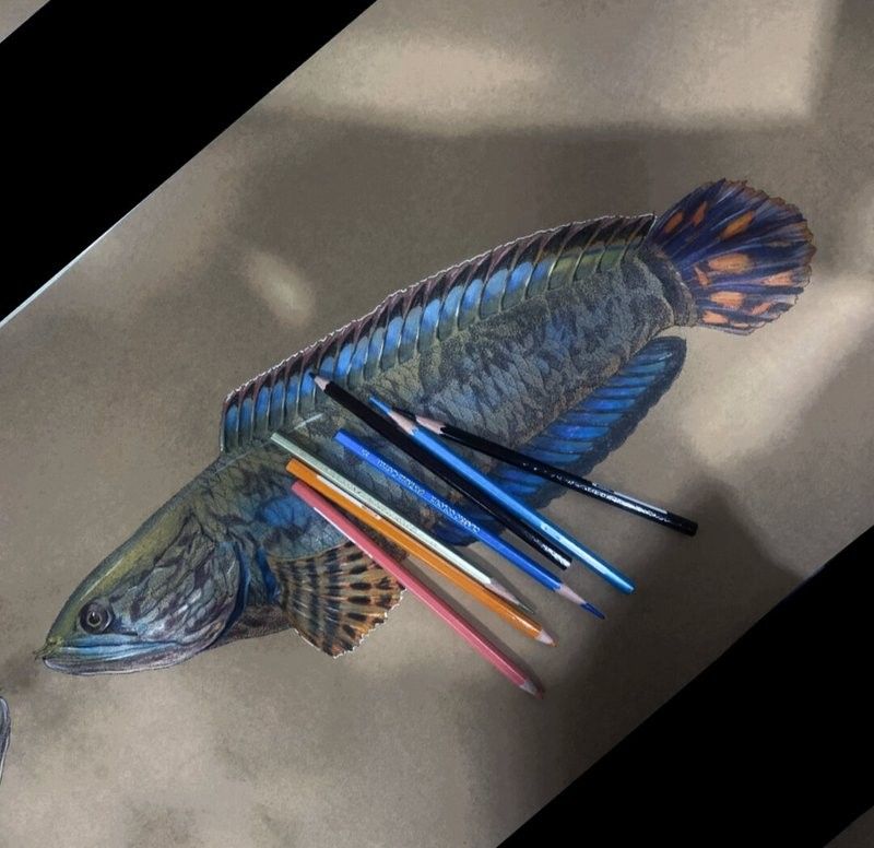 雷龍魚圖畫適合什么場合：雷龍魚圖畫因其獨特的文化寓意和藝術表現力和藝術表現力
