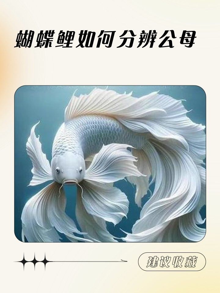 蝴蝶鯉公母哪個(gè)更值錢(qián)？：蝴蝶鯉公母分辨技巧