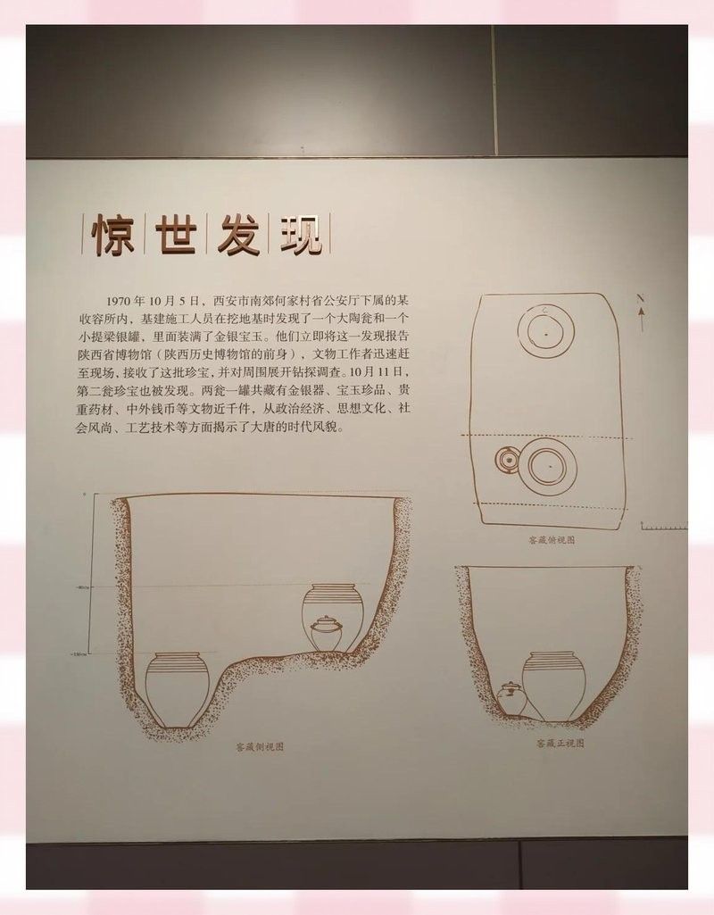 何家村窖藏的發(fā)現(xiàn)過(guò)程：何家村窖藏:大唐遺寶