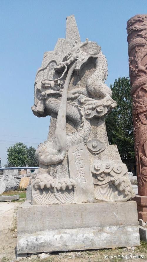 還有哪些生龍主題雕塑作品：北京街頭龍味十足！