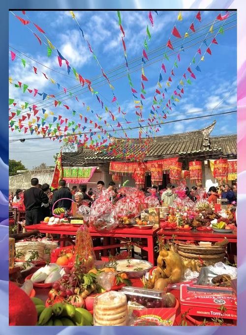 能提供幾張潮汕龍魚(yú)拜神圖片嗎：潮汕龍魚(yú)拜神