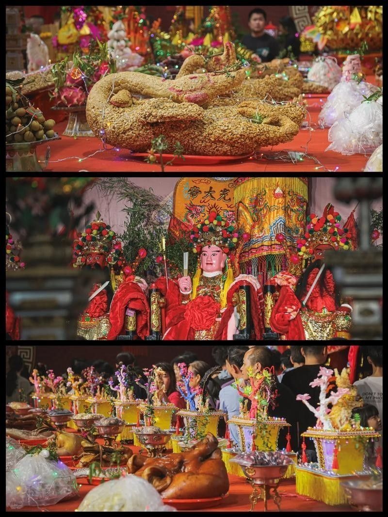 能提供幾張潮汕龍魚(yú)拜神圖片嗎：潮汕龍魚(yú)拜神