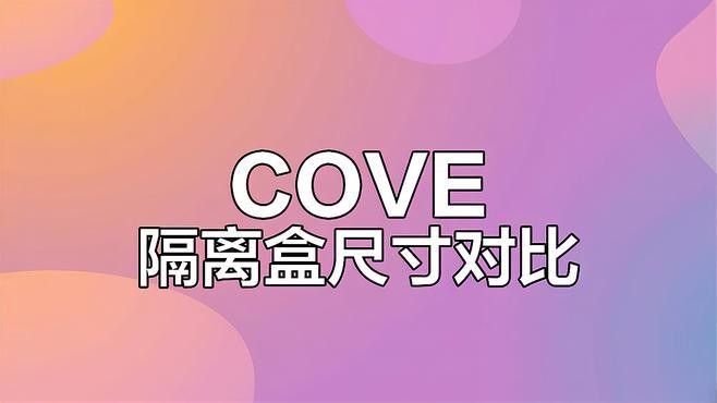 隔離容器需要多大？：隔離容器尺寸