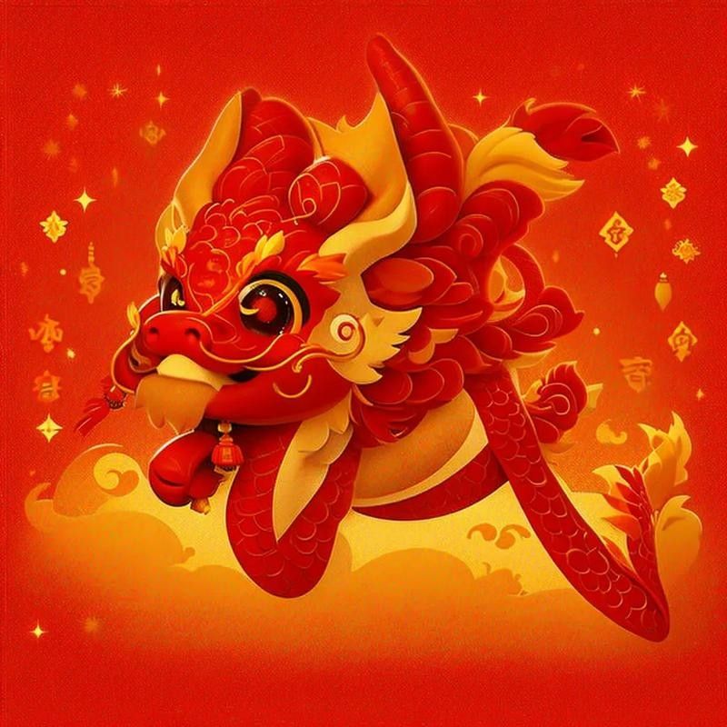 紅龍微信頭像有哪些設(shè)計(jì)元素：紅龍微信頭像的設(shè)計(jì)元素