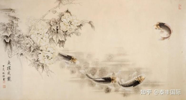 紅龍魚國畫名家有哪些（中國畫紅龍魚題材的名家）