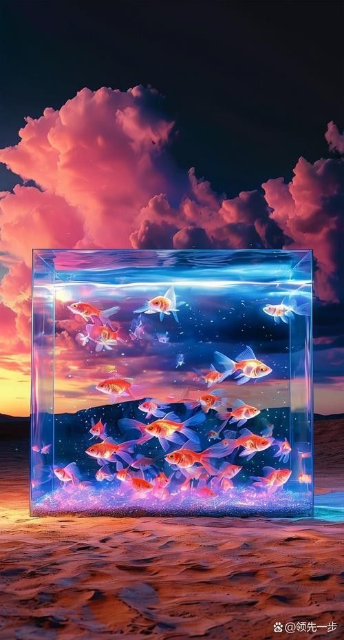 推薦一些高清的龍魚魚缸壁紙