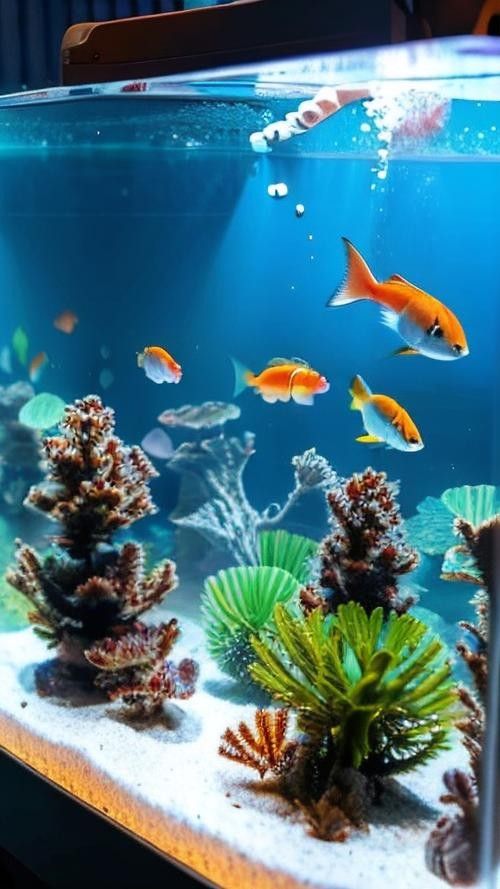 推薦一些高清的龍魚魚缸壁紙