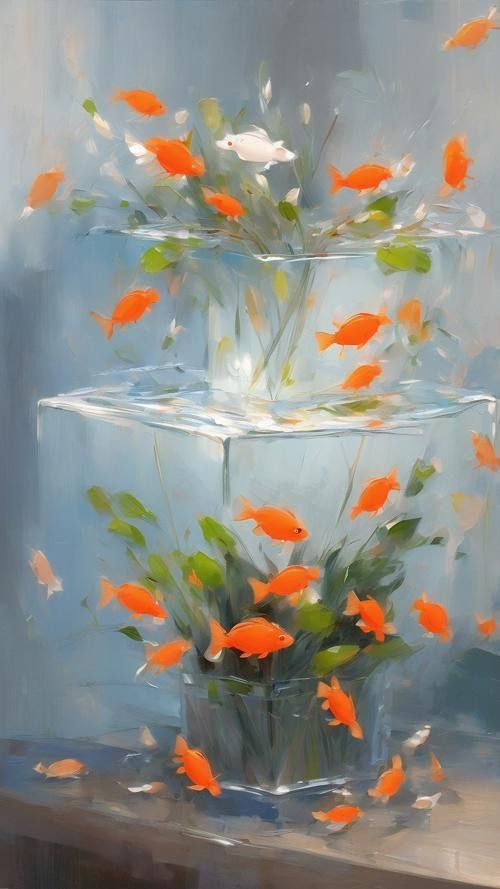 推薦一些高清的龍魚魚缸壁紙