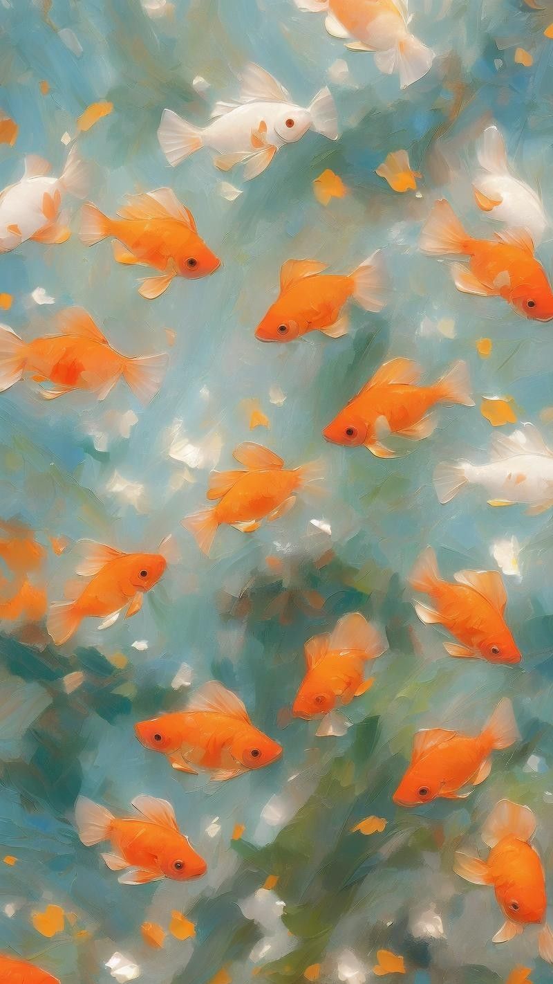 推薦一些高清的龍魚魚缸壁紙