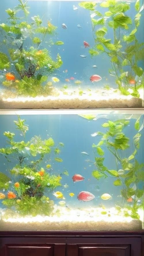 推薦一些高清的龍魚魚缸壁紙