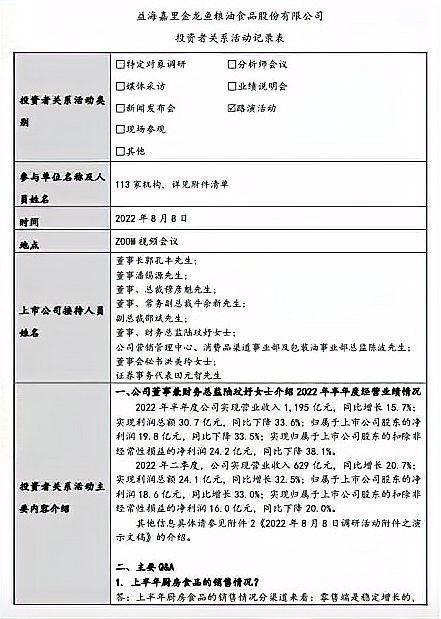 金龍魚是否有提價計劃？