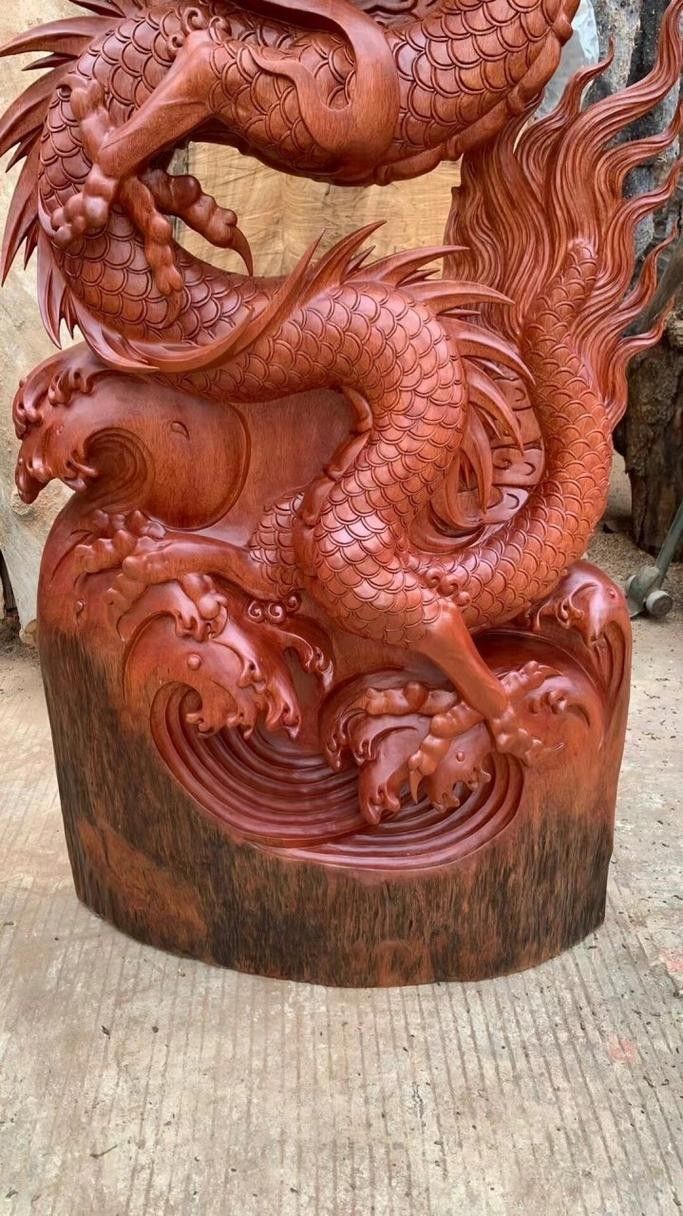 龍魚木雕適合擺放在哪里 龍魚木雕適合擺放在哪里 龍魚百科 第7張