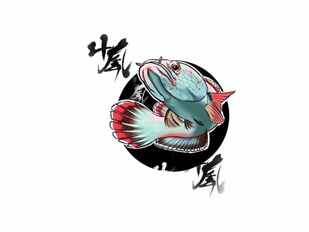 給我一張雷龍魚的素描畫（手繪線描龍魚）