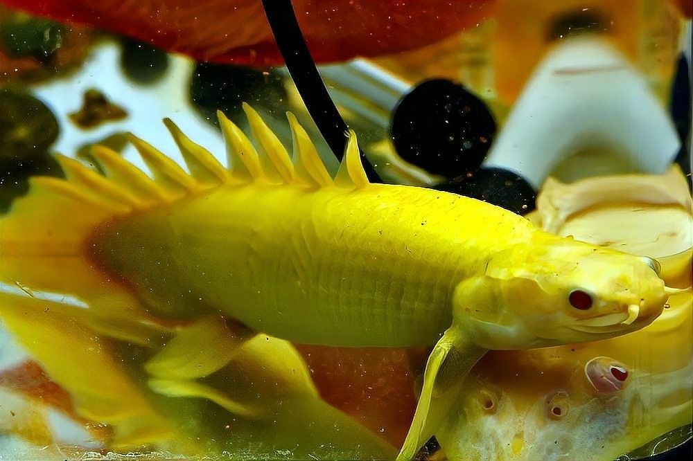給我一張虎紋恐龍魚的照片