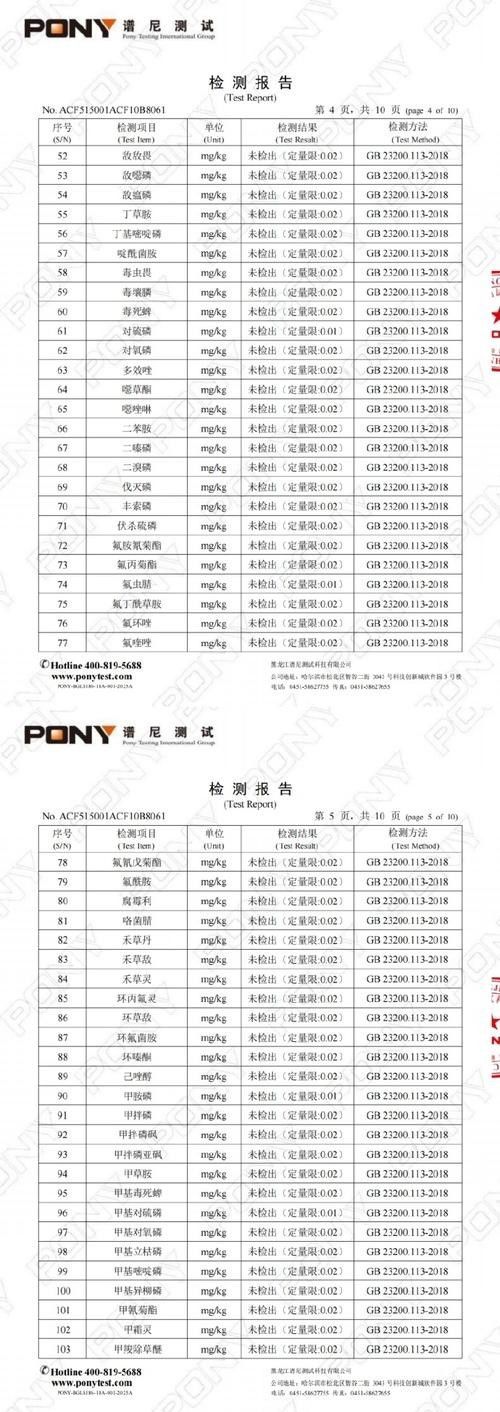 金龍魚原香稻有哪些認證