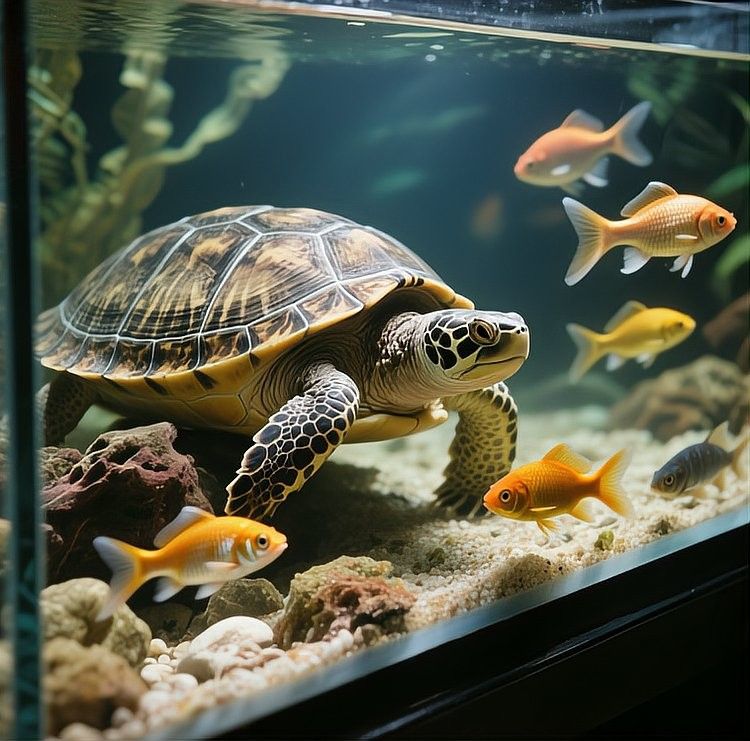 黃頭側頸龜和什么魚混養最佳（與黃頭側頸龜混養的技巧與注意事項全解探索無盡公路聽） 黃頭側頸龜和什么魚混養最佳（與黃頭側頸龜混養的技巧與注意事項全解探索無盡公路聽） 龍魚百科 第3張